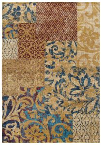 Welcome Rugs-Xceed Rug Mustard Blue