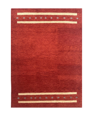 W|R Gabbeh Orange Burnt Red