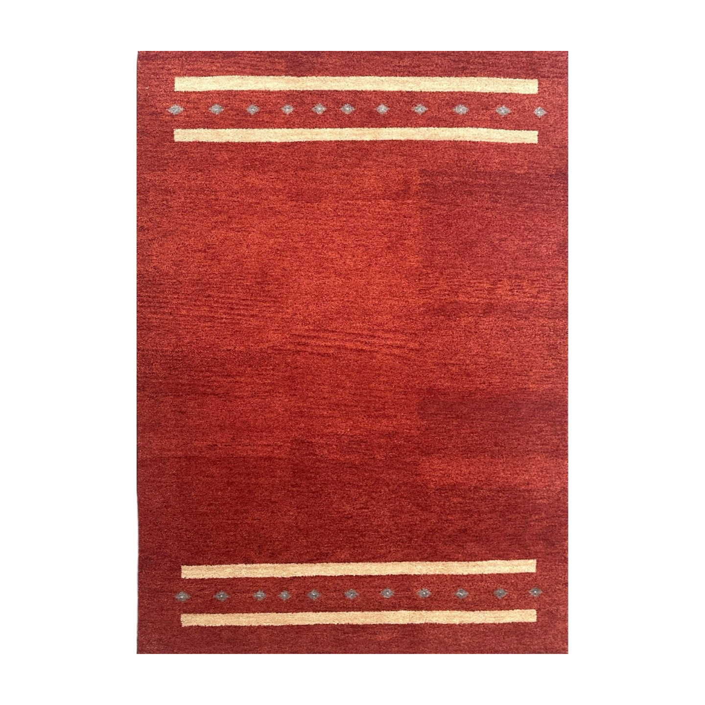 W|R Gabbeh Orange Burnt Red