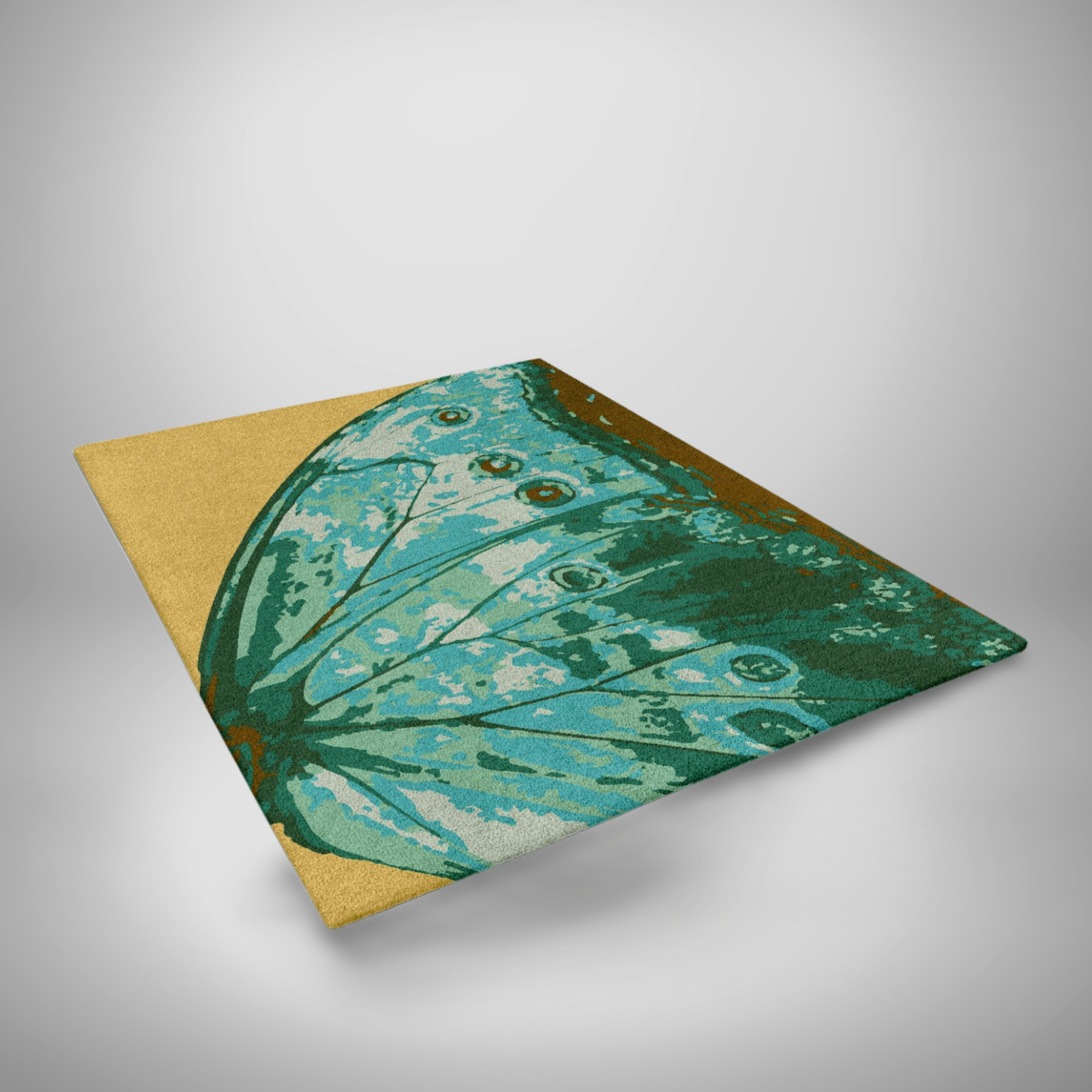 W|R SAFARI BUTTERFLY RUG