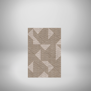 W|R MATRIX TRIANGLE SLATE RUG