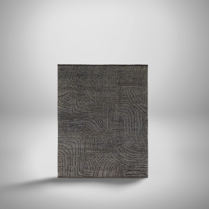 W|R ELEGANT MINIMALIST BLACK LINES RUG